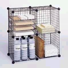 cube and coroplast cage